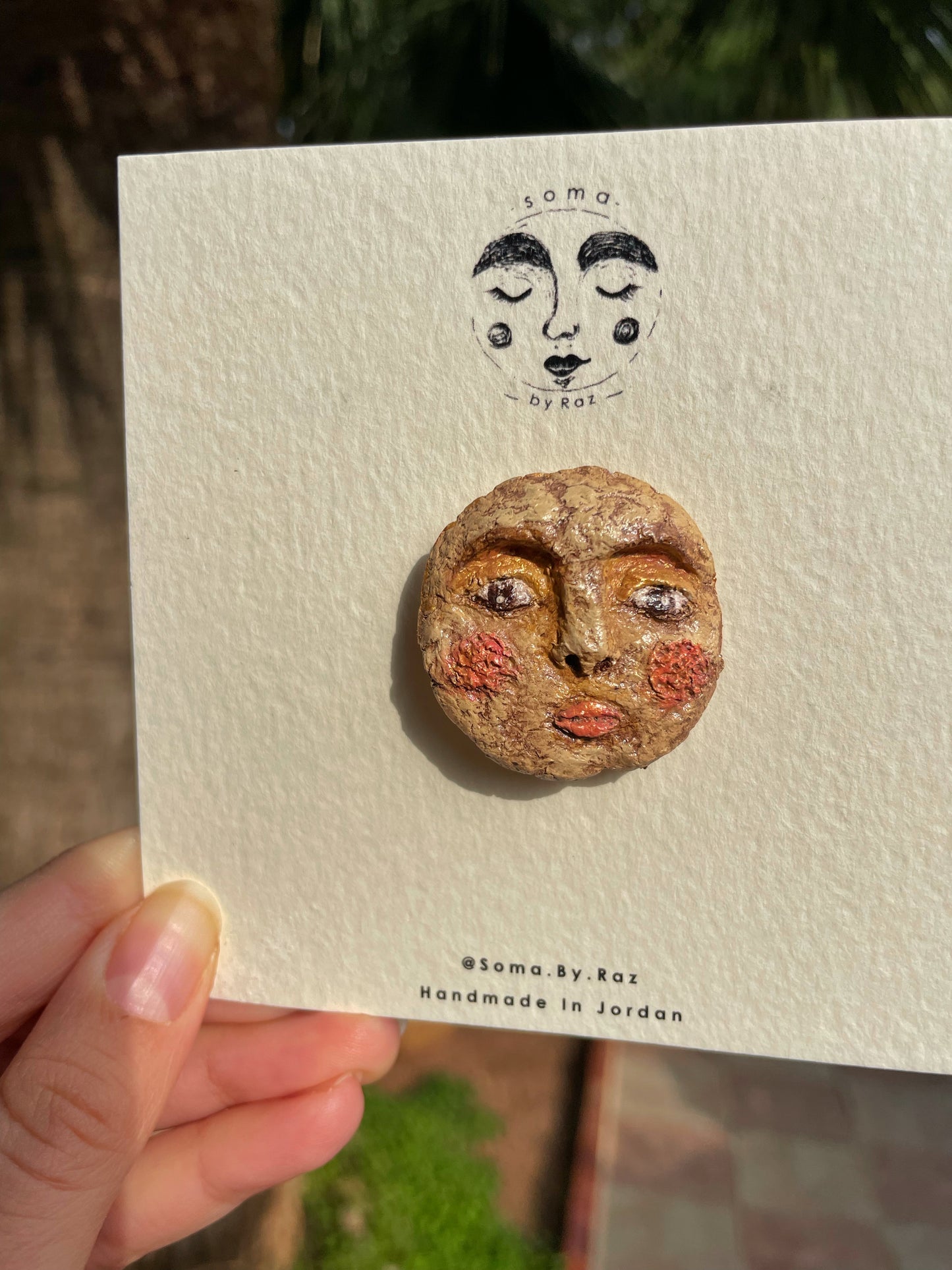 Blissful Moon ~ Brooch