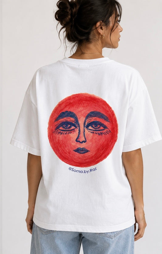 White T-Shirt يــا قــمــري