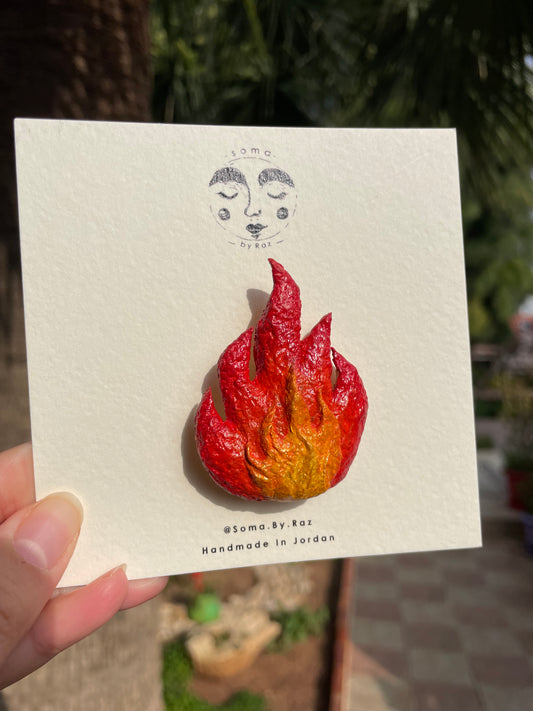 Fire Within ~ Brooch