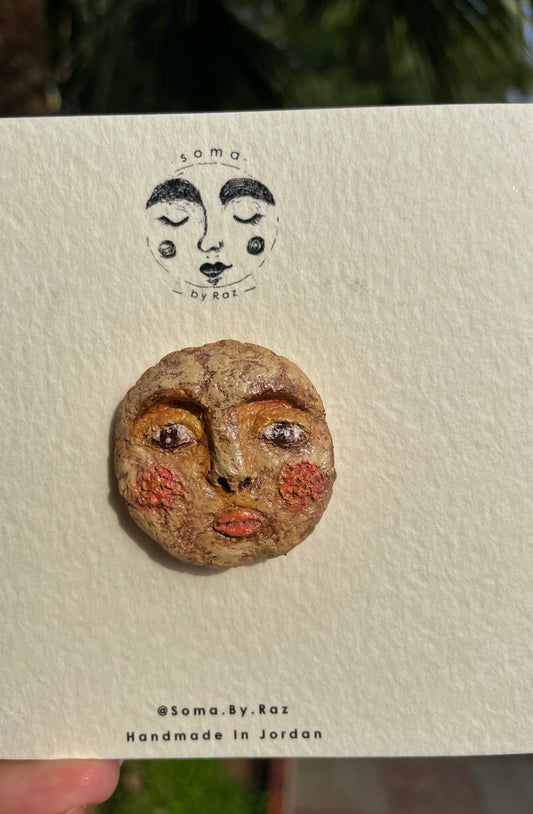 Blissful Moon ~ Brooch