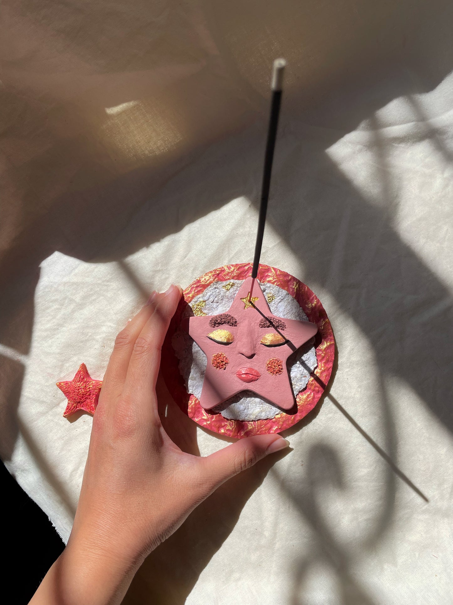 Blushing Star Incense Holder