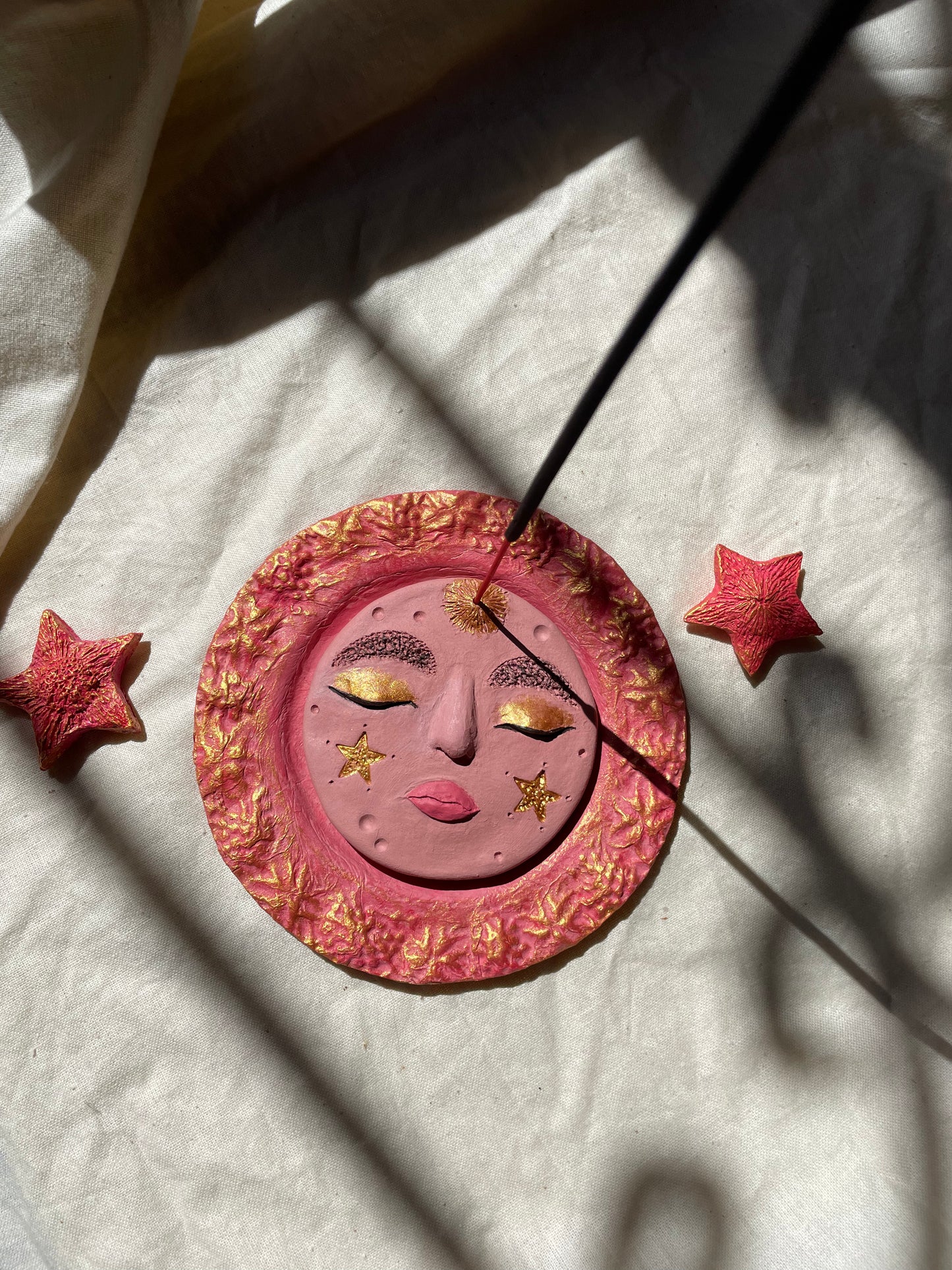 Blissful Moon Incense Holder