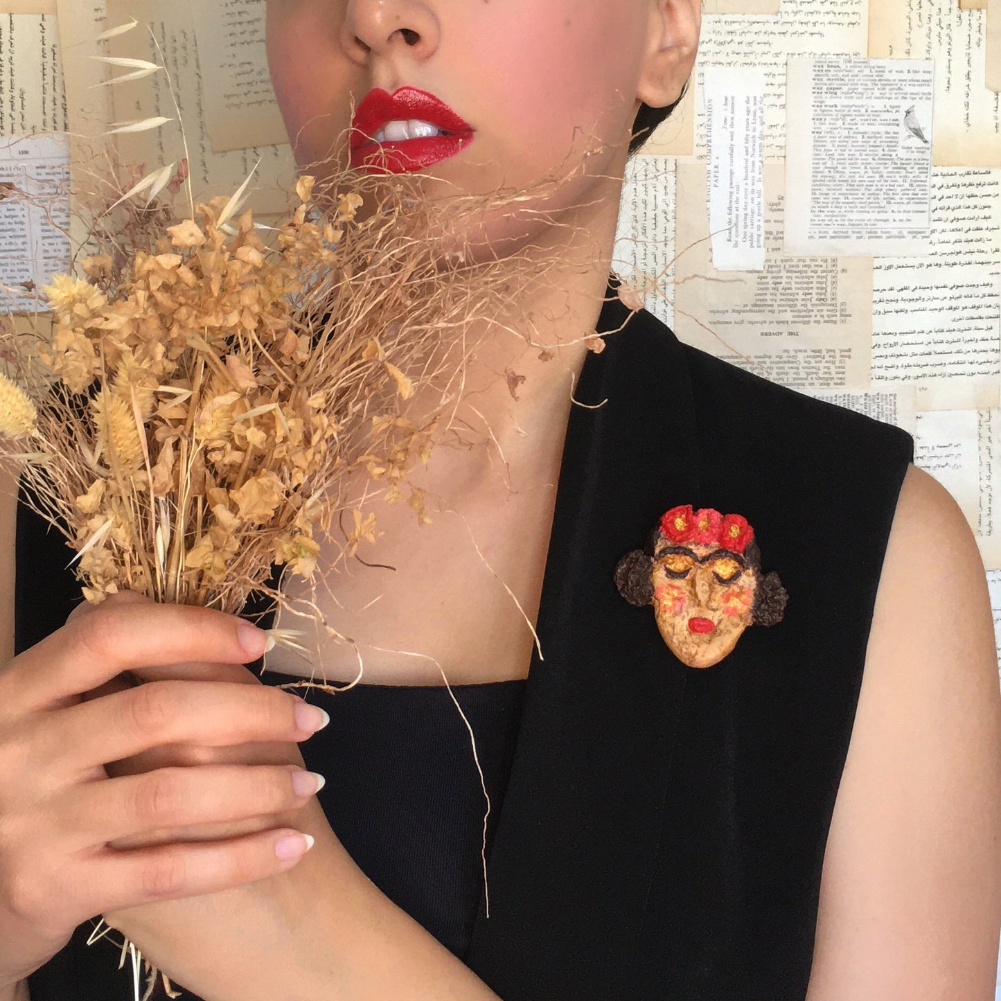 Frida ~ Brooch