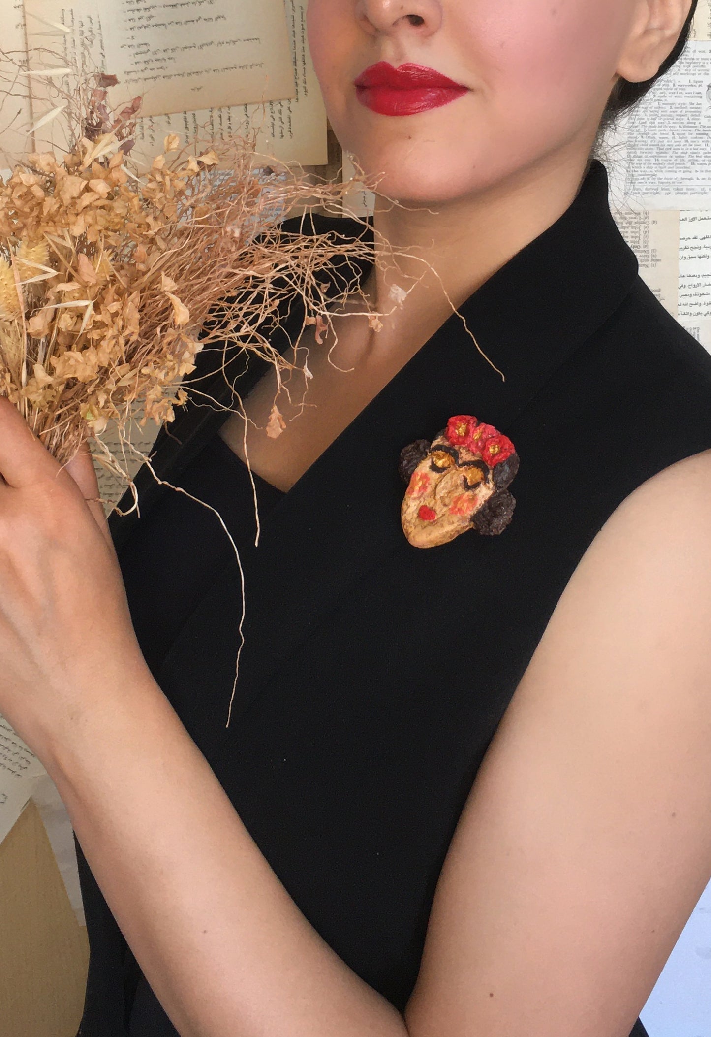 Frida ~ Brooch